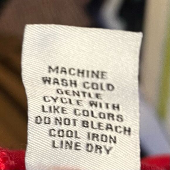 Habitat Cropped Wide Leg Pants Capri Rayon Blend Stretch Pink Sz Lg. - Picture 6 of 7